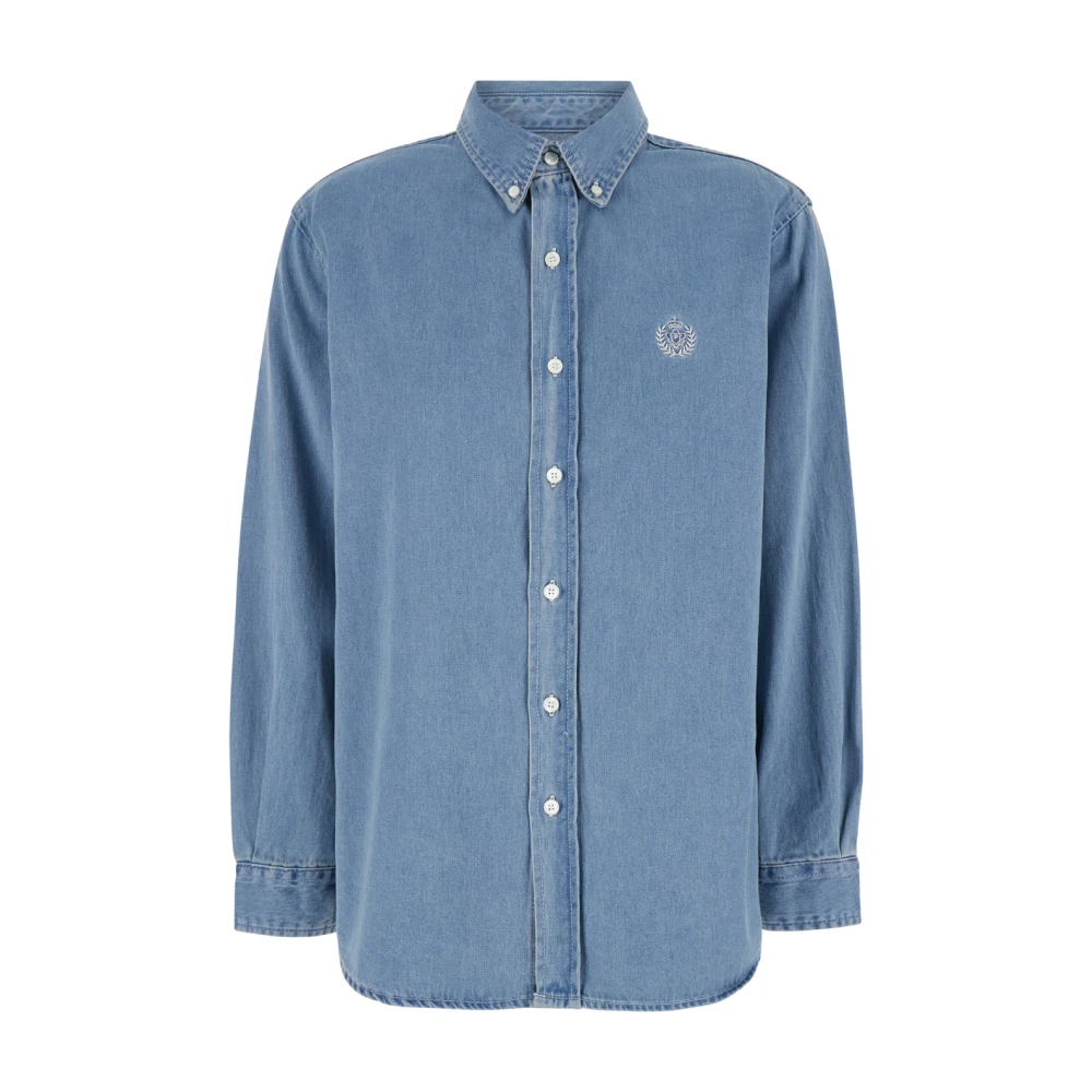 Dunst Klassieke Denim Shirt Blauw Blue Dames