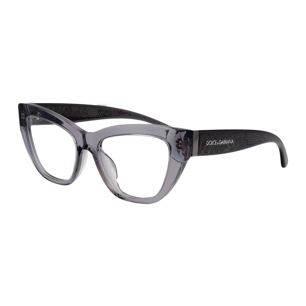 Dolce & Gabbana Cat-Eye Frame - Female - Glasses - Gray - 53 Mm - Accessories