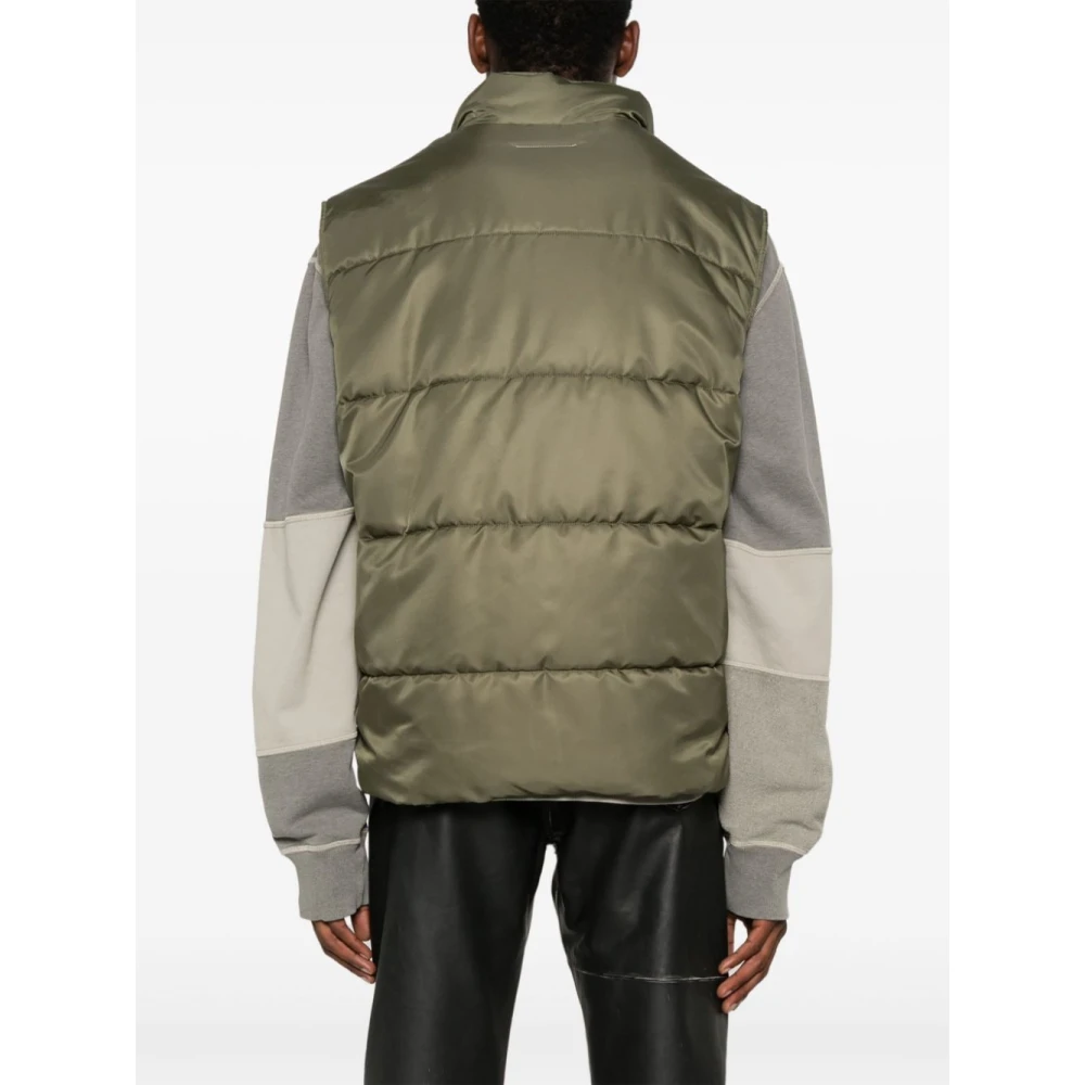 MM6 Maison Margiela Gewatteerd Cargo Vest Green Heren