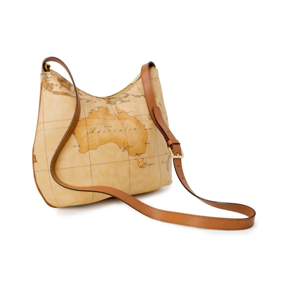 Alviero Martini 1a Classe Beige Katoenen Handtas Herfst Winter Collectie Beige Dames