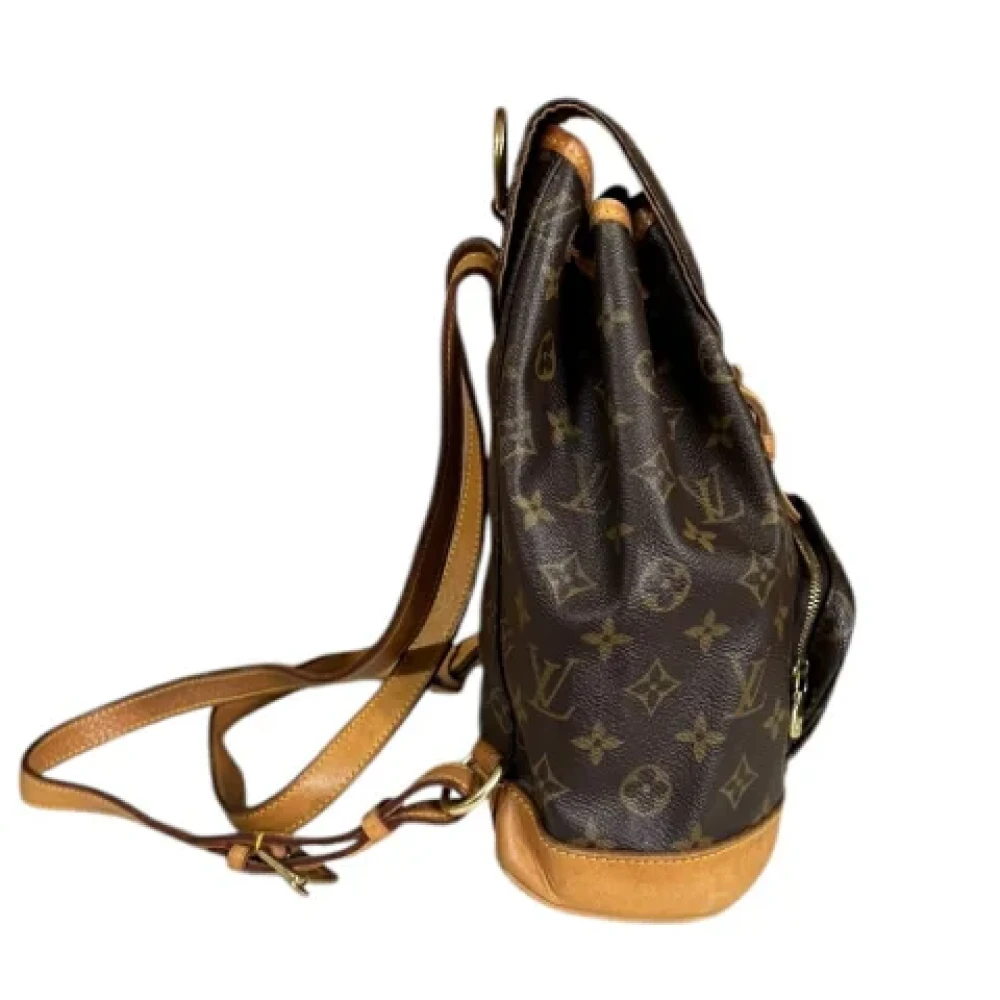 Louis Vuitton Vintage Pre-owned Canvas backpacks Brown Dames