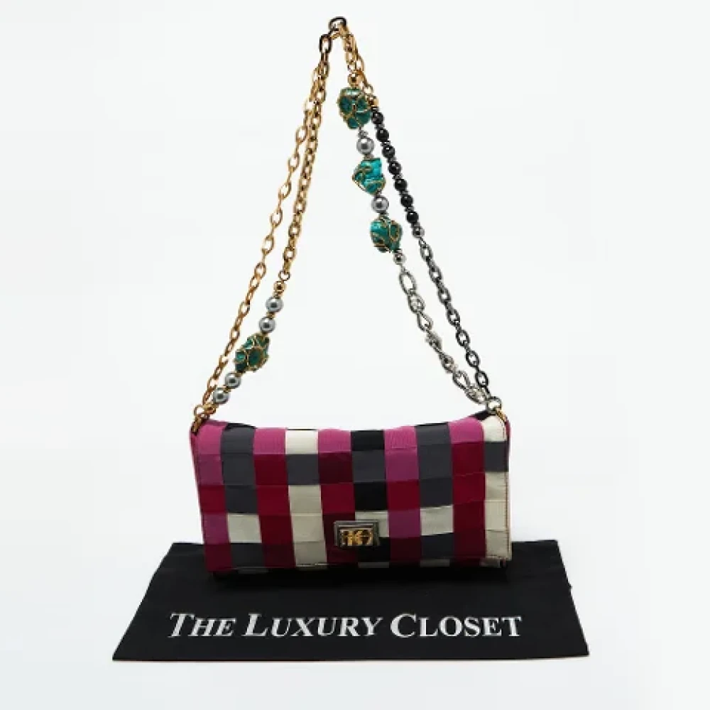 Dolce & Gabbana Pre-owned Canvas shoulder-bags Multicolor Dames