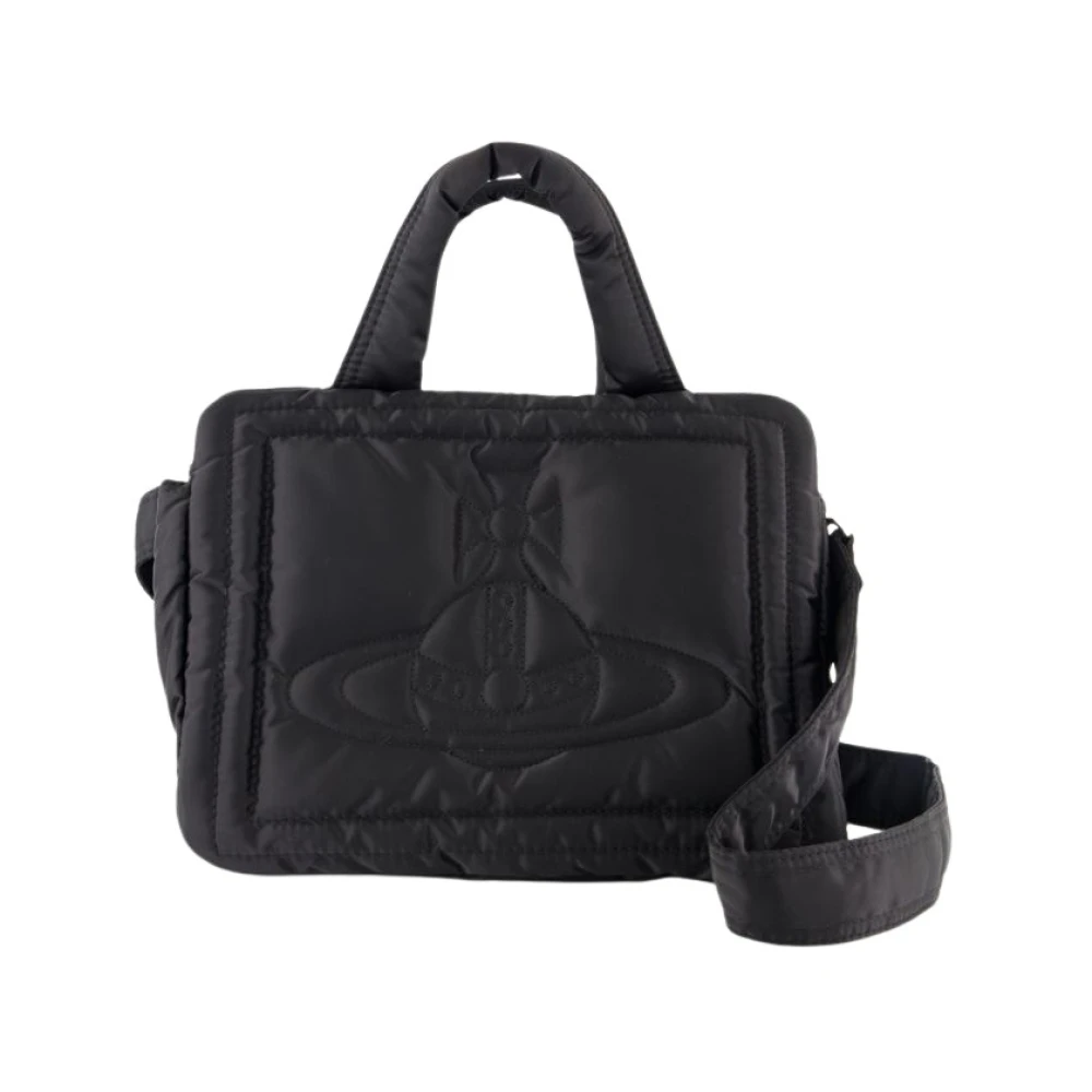 Vivienne Westwood Kleine Zwarte Synthetische Dubbel Ondersteunde Tas Black Dames
