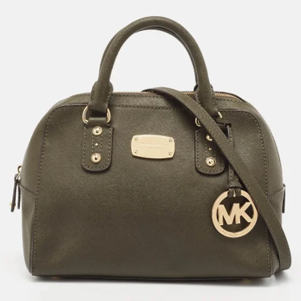 Michael Kors Pre-owned Leather handbags Green Dames