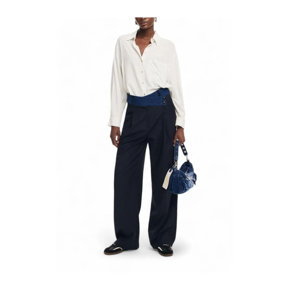 Desigual Wolmix Dames Jeans & Broeken Blue Dames