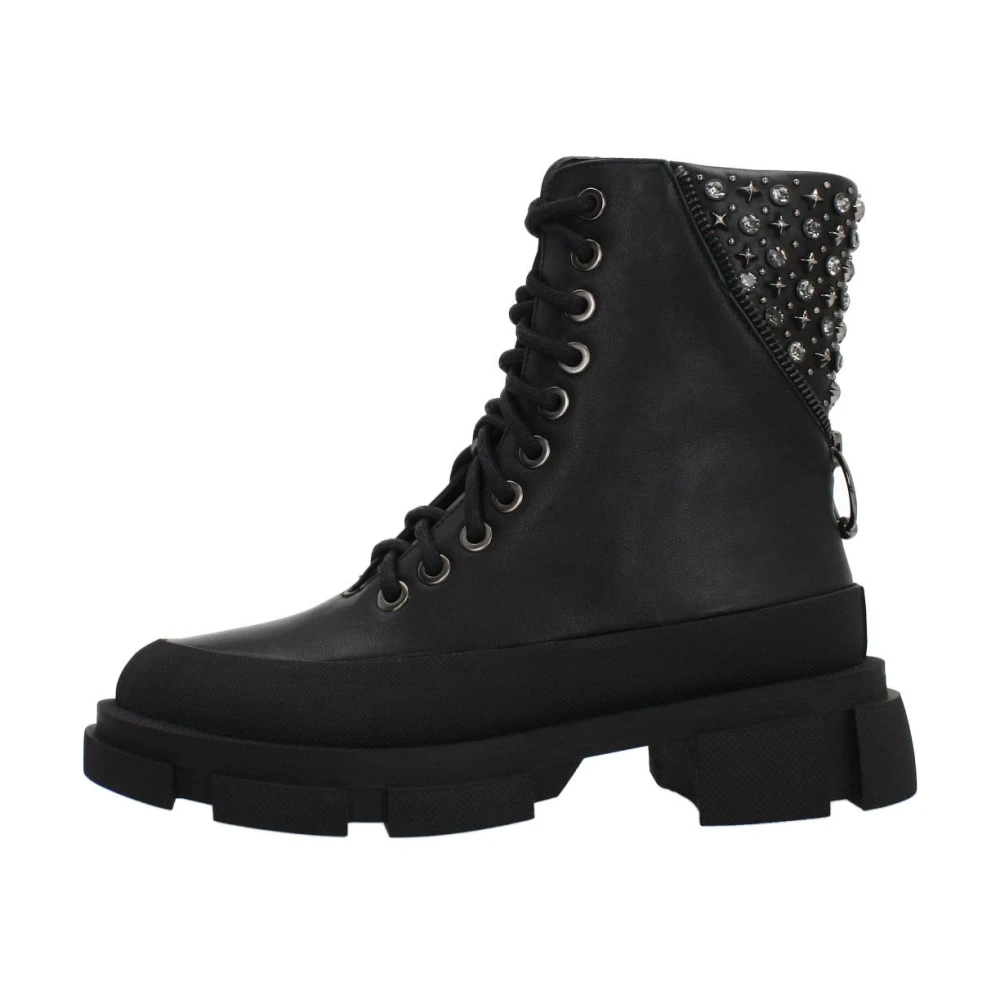 Alma en Pena Lace-up Boots Black Dames