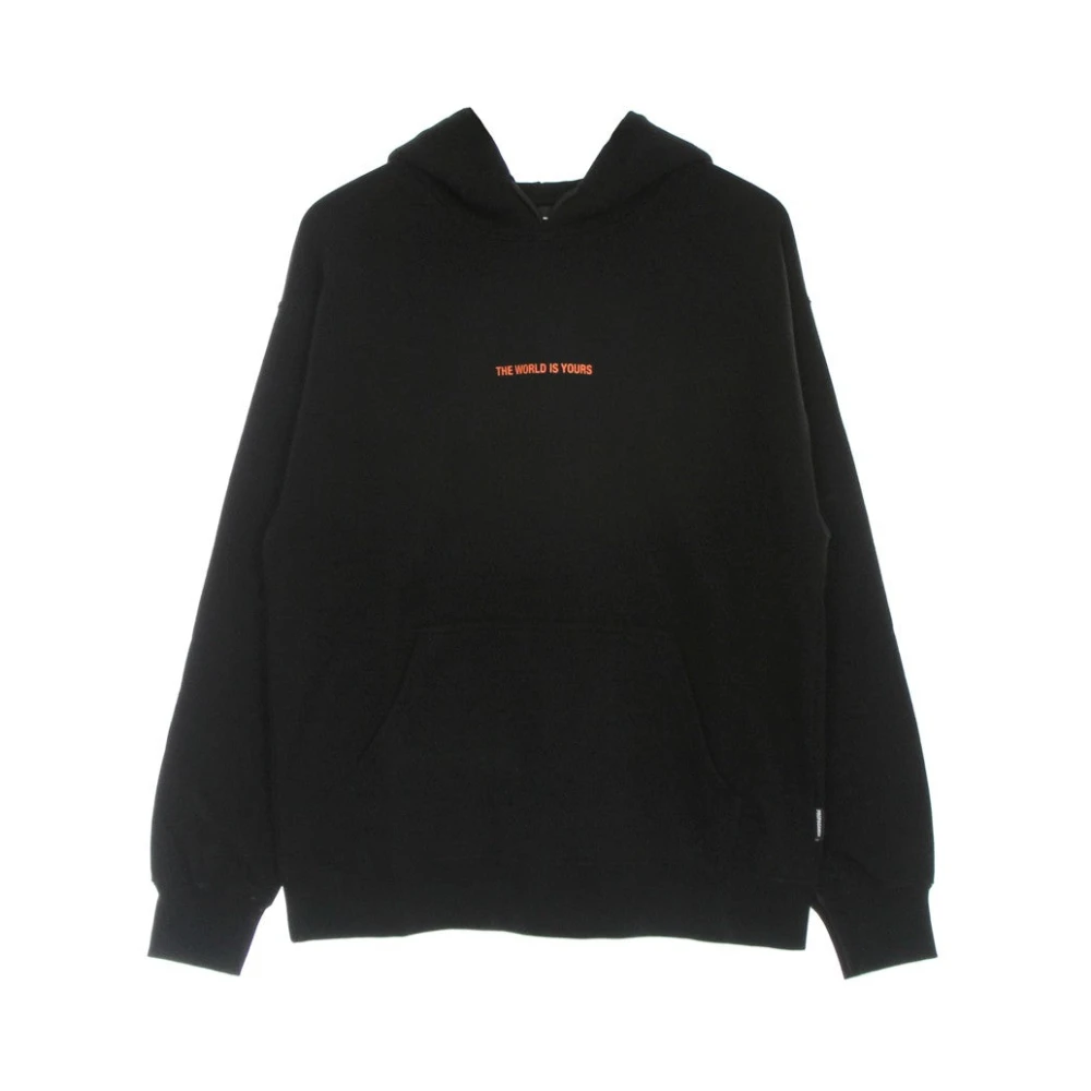 Propaganda Icon Hoodie Lichtgewicht Sweatshirt Zwart Oranje Black Heren