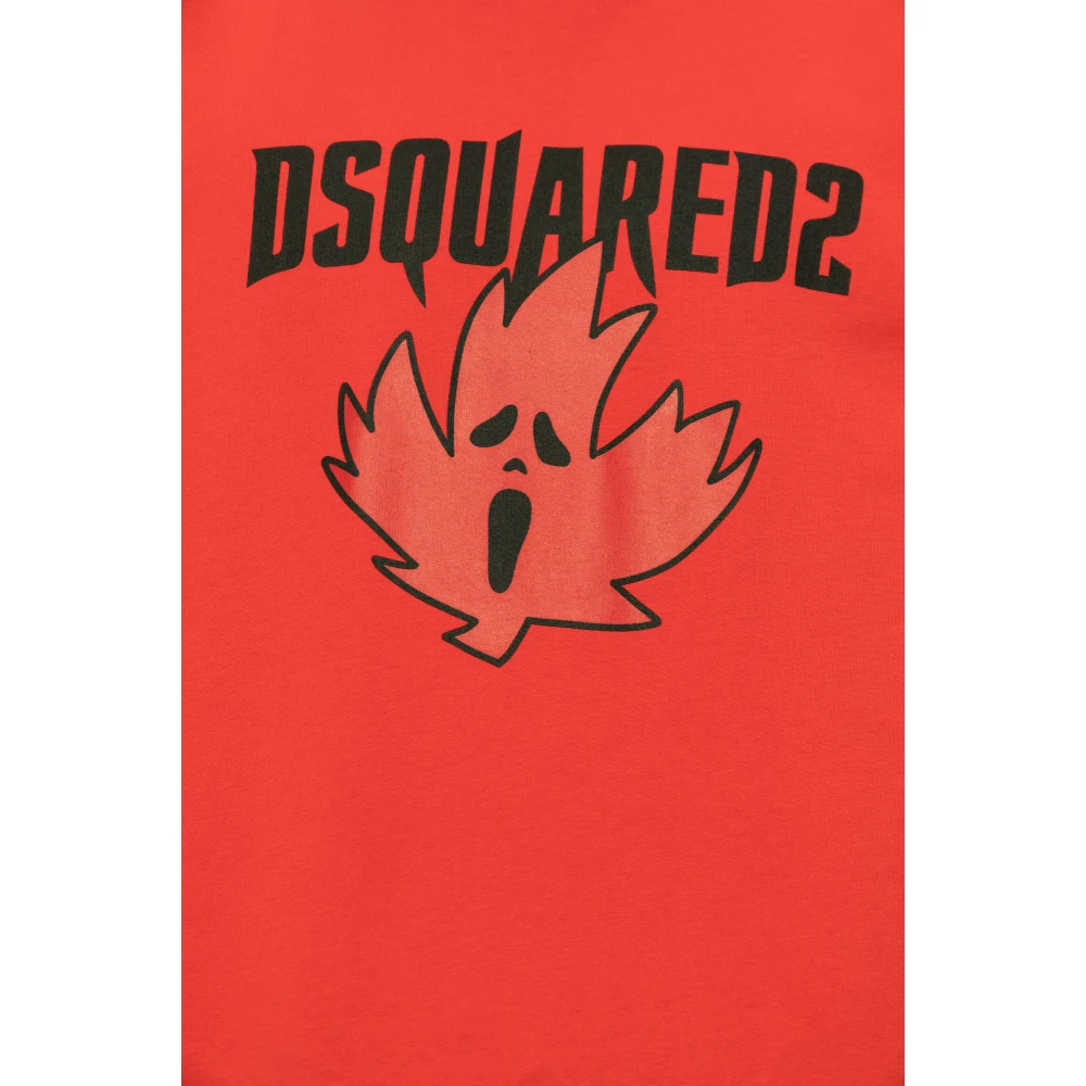Dsquared2 T-shirt met logo Red Heren