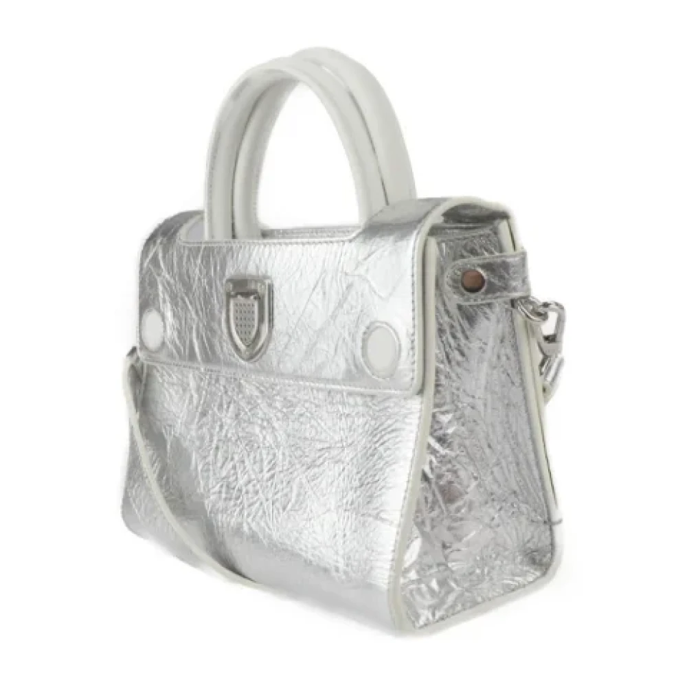 Dior Vintage Pre-owned Fabric dior-bags Gray Dames