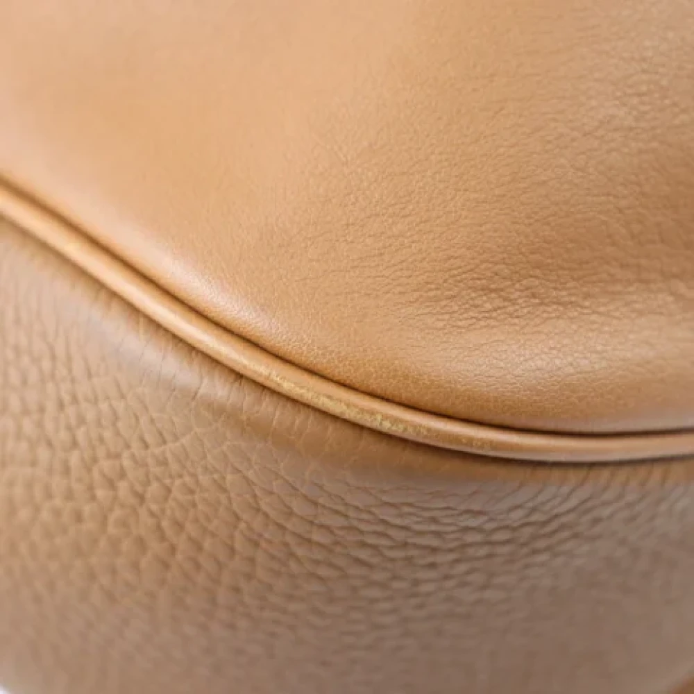 Hermès Vintage Pre-owned Leather shoulder-bags Brown Dames