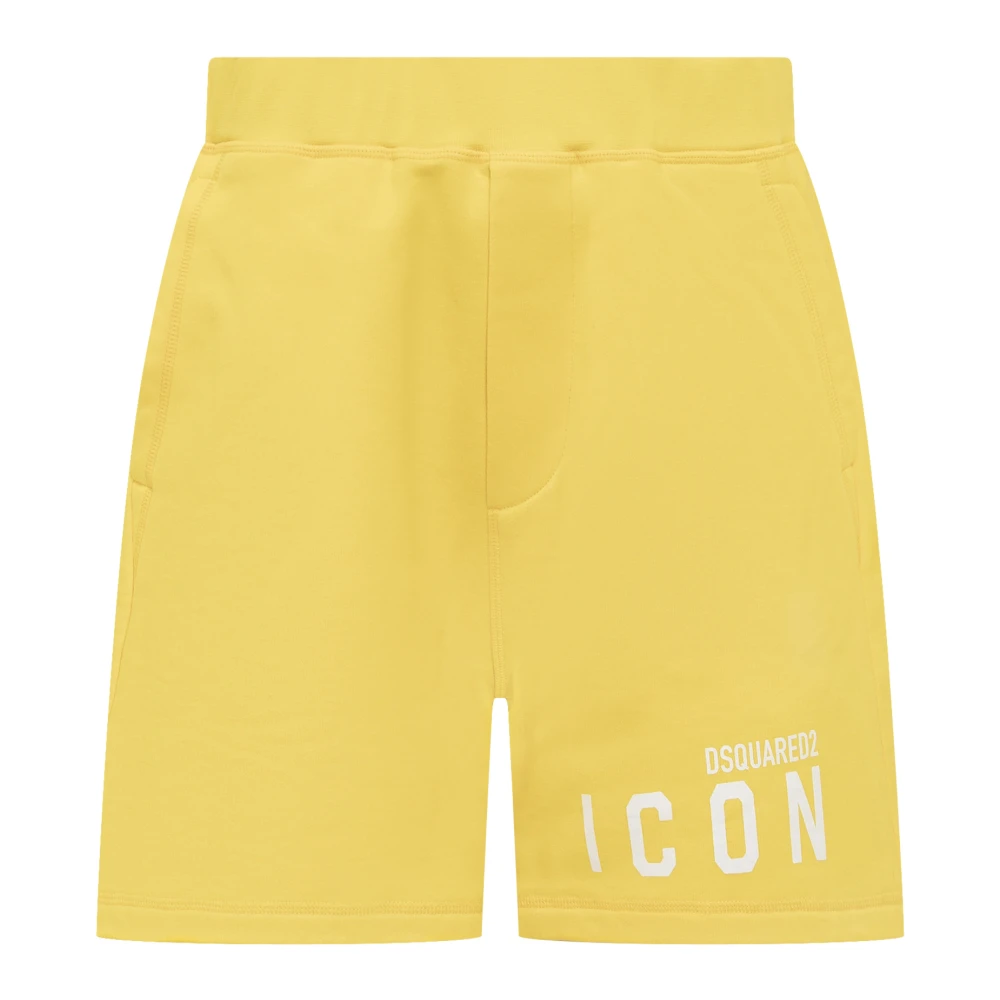 Dsquared2 Casual Shorts Yellow Heren