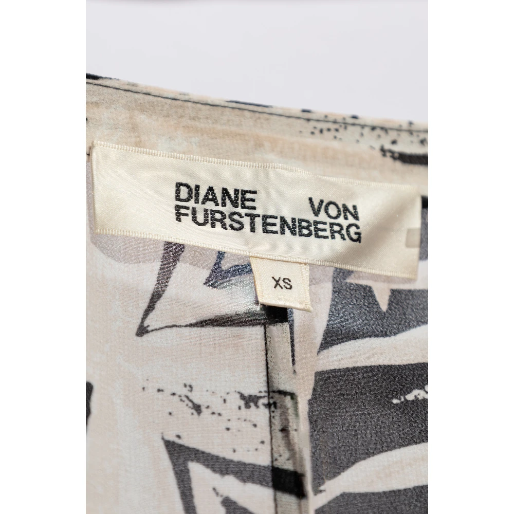 Diane Von Furstenberg Bloemenpatroon jurk Beige Dames