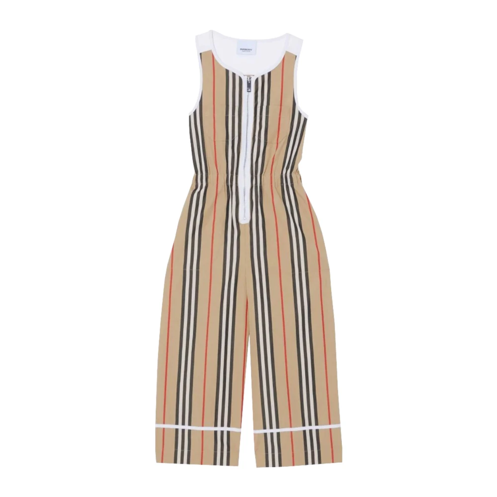 Burberry Arkiv Beige Bomulls Jumpsuit Beige, Flicka