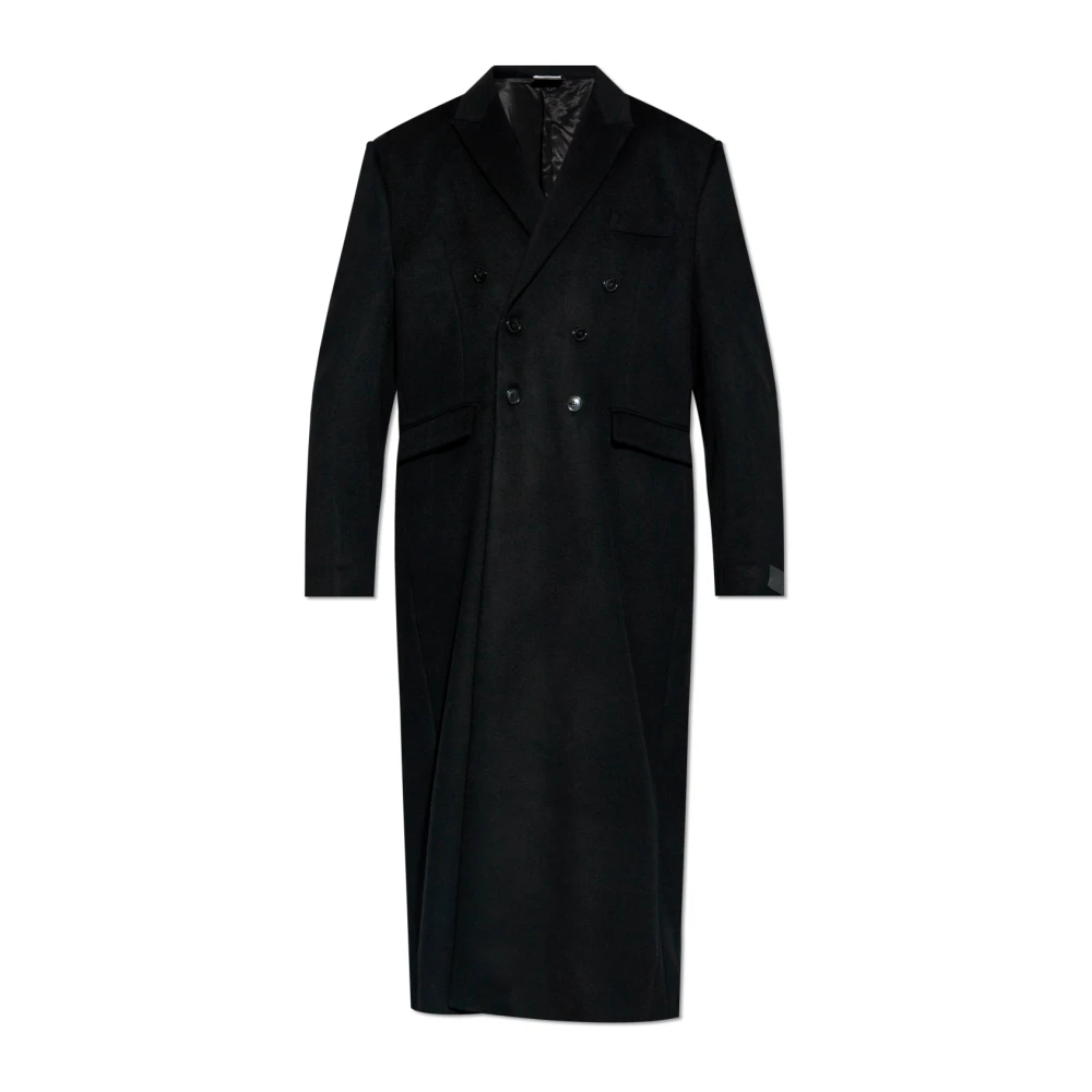 Vetements Wollen jas Black Heren