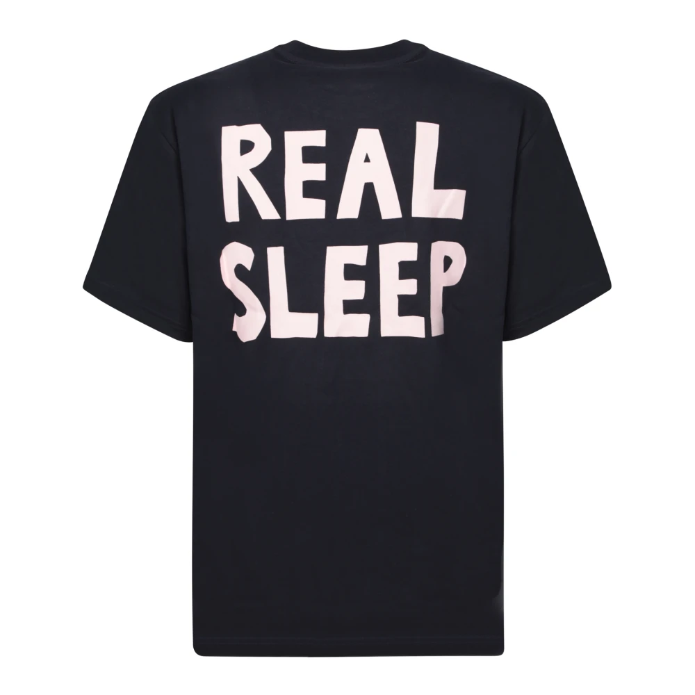 JW Anderson Gedurfd Katoenen T-shirt met Unieke Achterkant Blue Heren