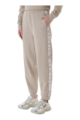 Pantalone in jersey logato