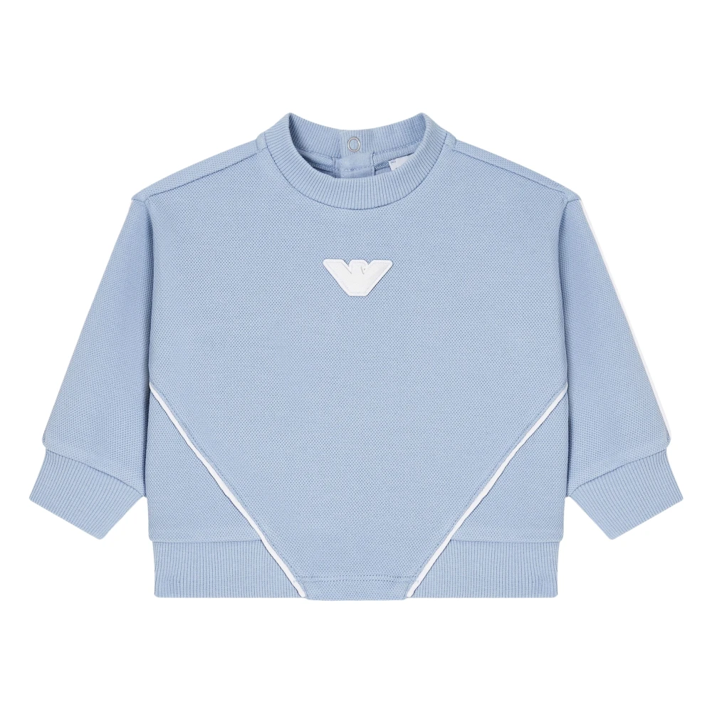 Emporio Armani Boys Blue Eb000831af14503 Eagle Logo Sweatshirt - Kids Sweatshirts - 18 M - Kids