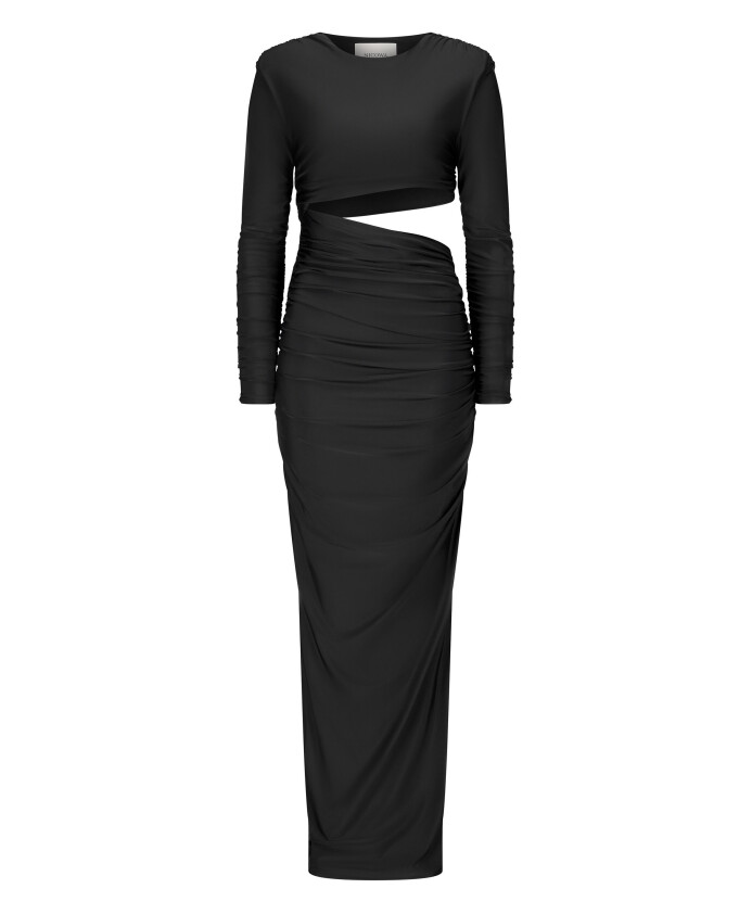 maxi-jurk-met-cut-out-design