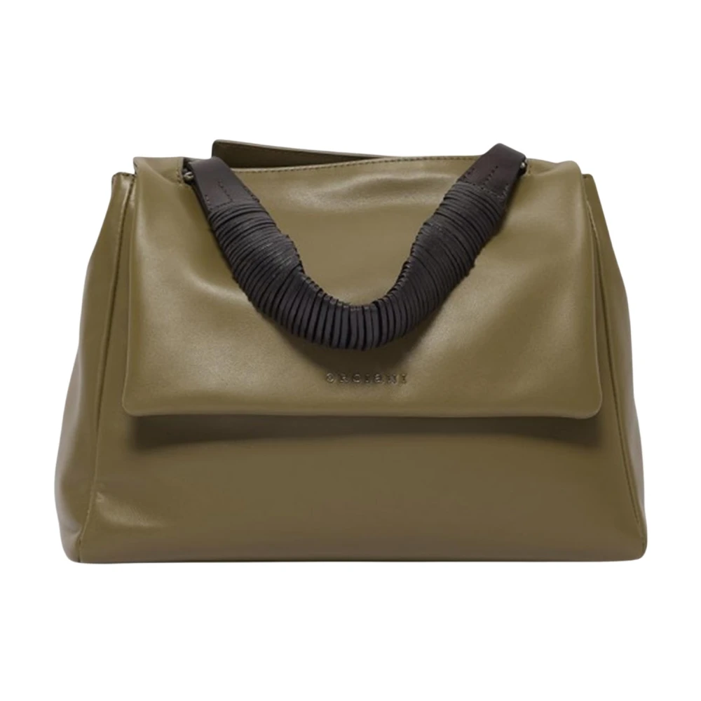 Orciani Women's Green Sveva Soft Medium Shoulder Bag - Handbags - One Size - Bags