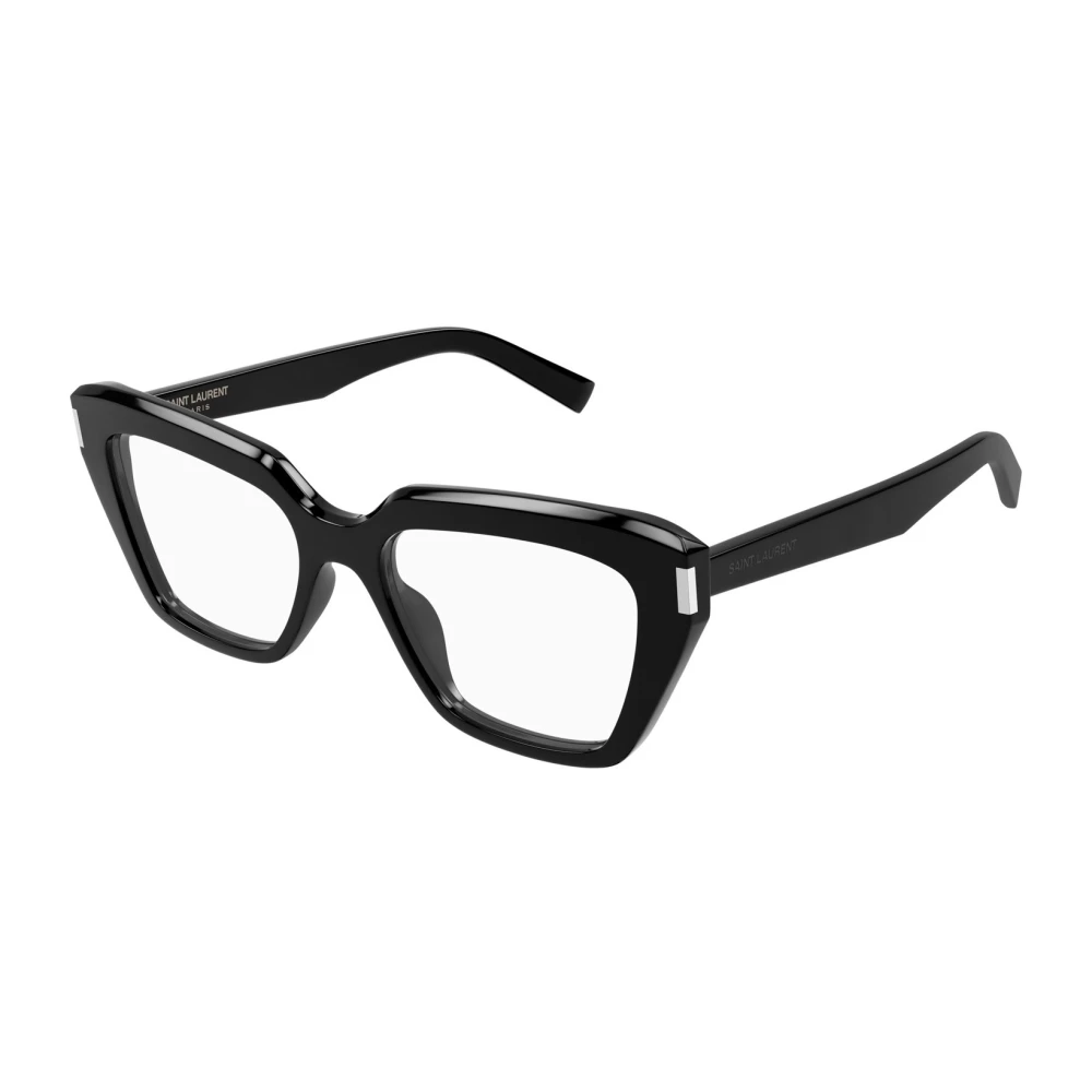 Saint Laurent Women's Black Glasses, 54 Mm, Cat Eye Optical Frame