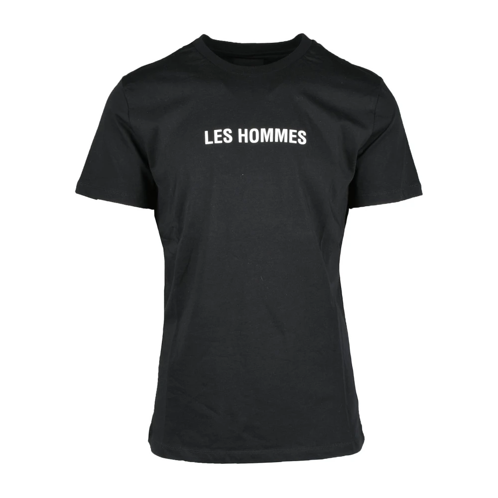 Les Hommes Zwarte T-shirt voor mannen Black Heren