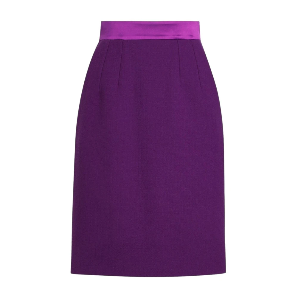 Dolce & Gabbana Paarse Stijlvolle Rokken Purple Dames