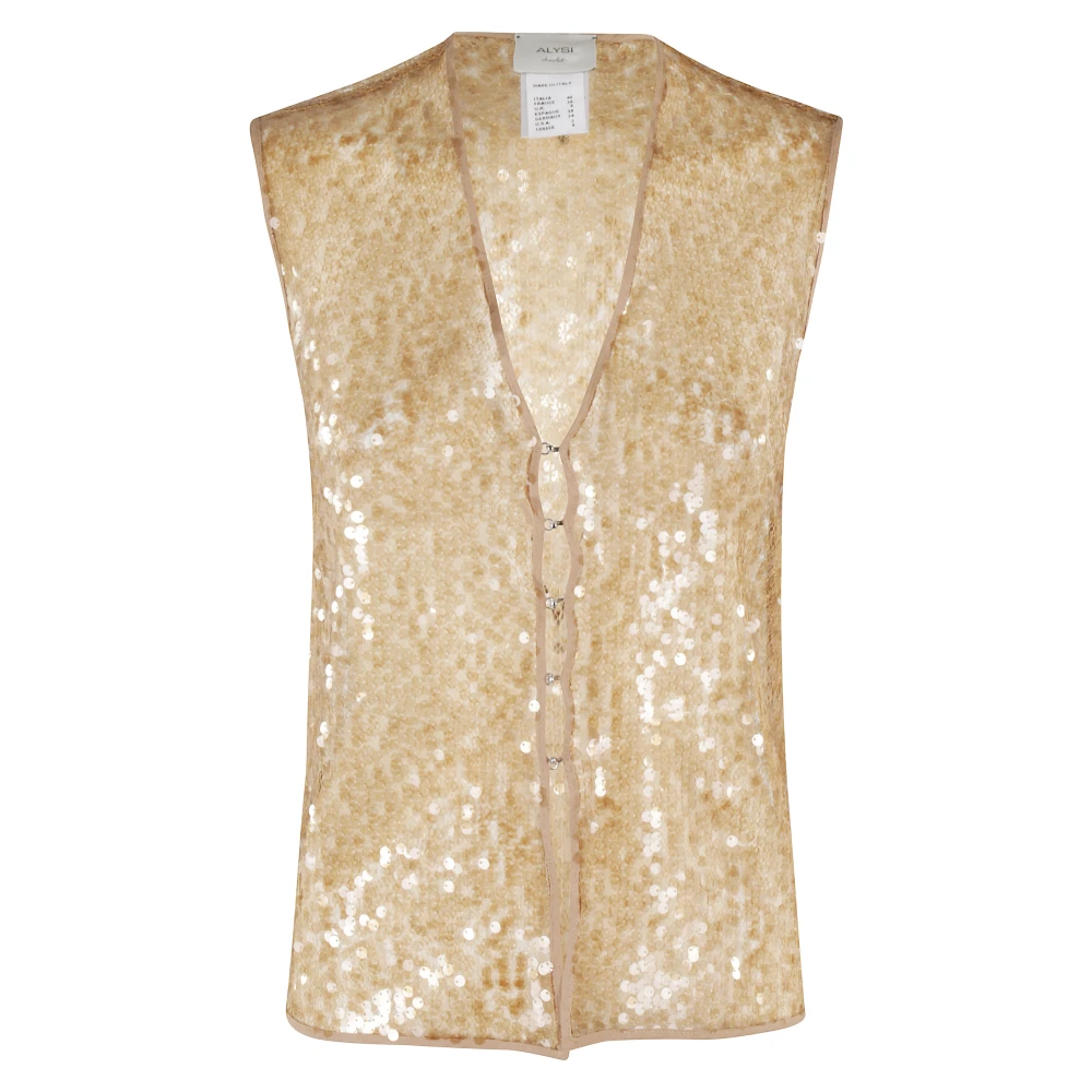 Tops > Sleeveless Tops - - Alysi - Modalova