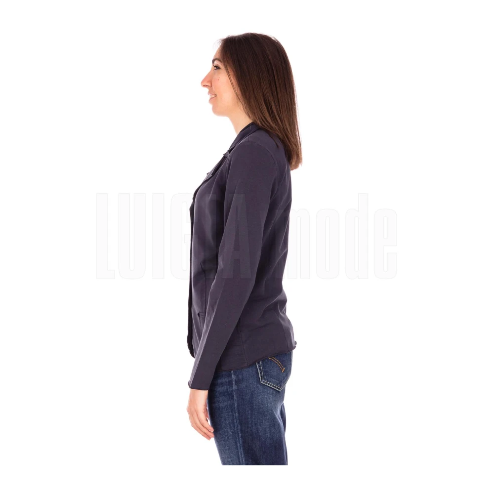 Alpha Studio Dames Jersey Cardigan Blue Dames