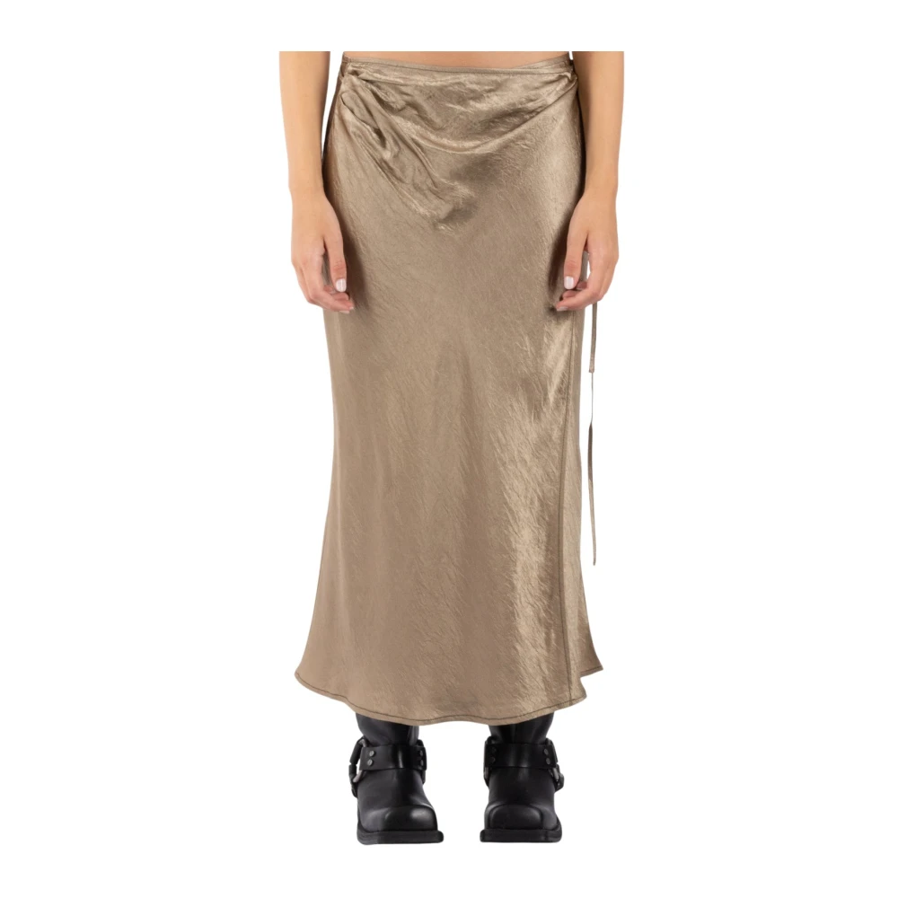 Acne Studios Beige Rok Af0423 Beige Dames