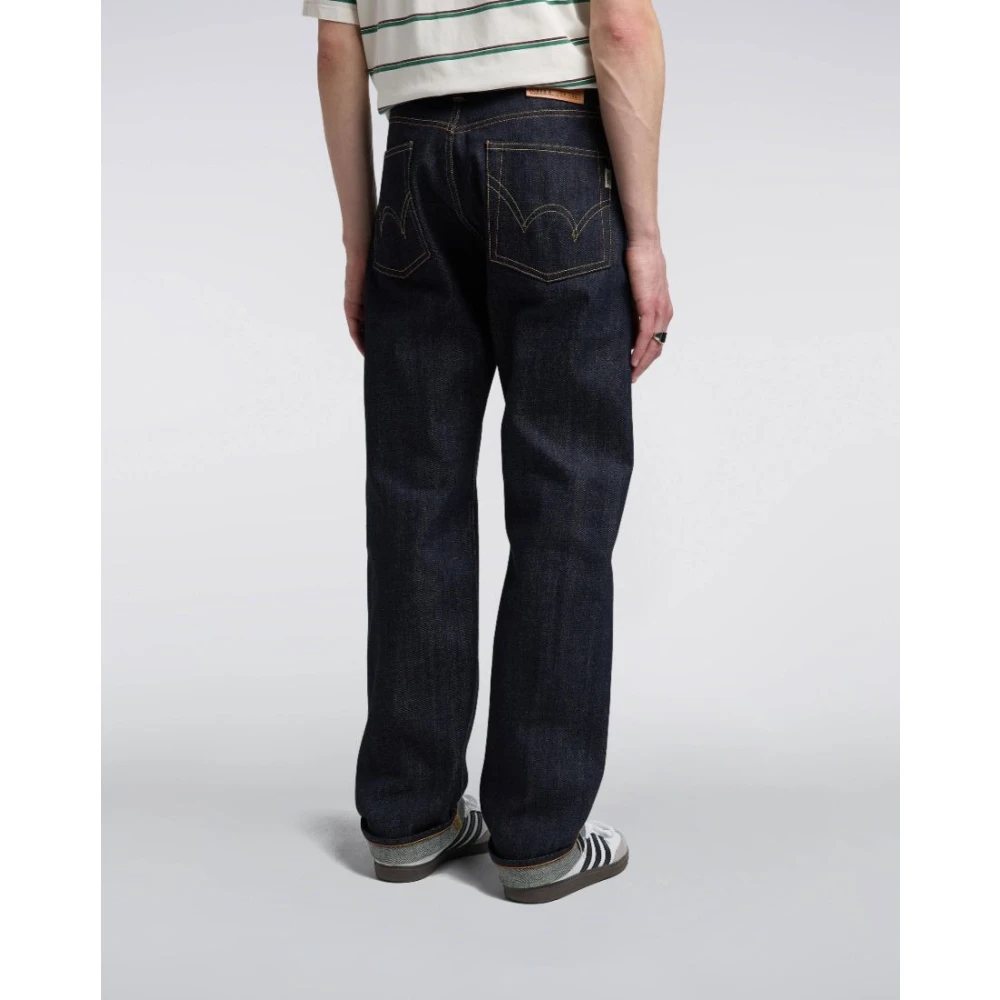 Edwin Straight Jeans Blue Heren