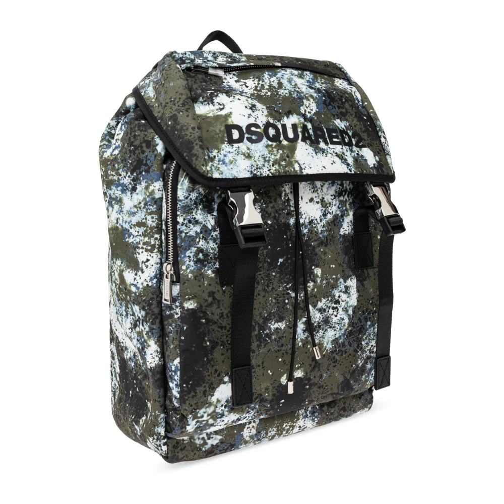 Dsquared2 Rugzak met print Green Heren