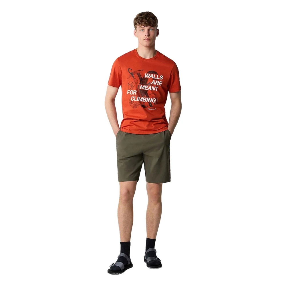 The North Face Outdoor Grafisch T-shirt Red Heren