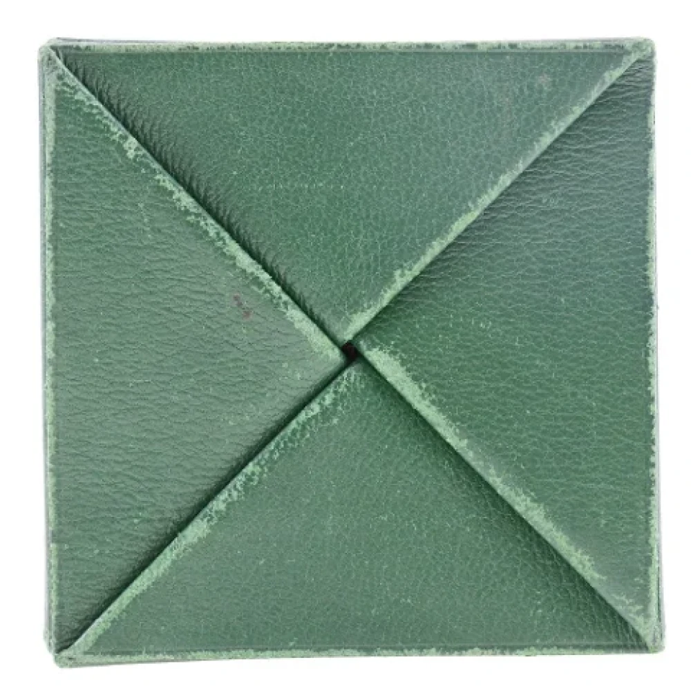 Hermès Vintage Pre-owned Leather wallets Green Dames