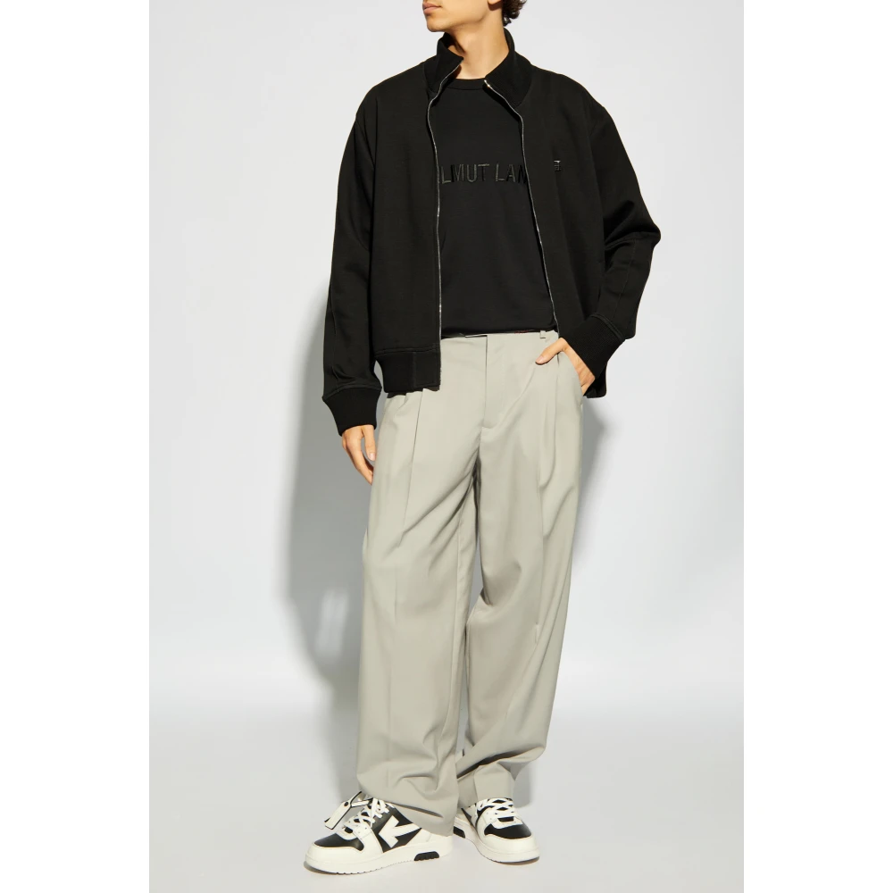 Helmut Lang T-shirt met logo Black Heren