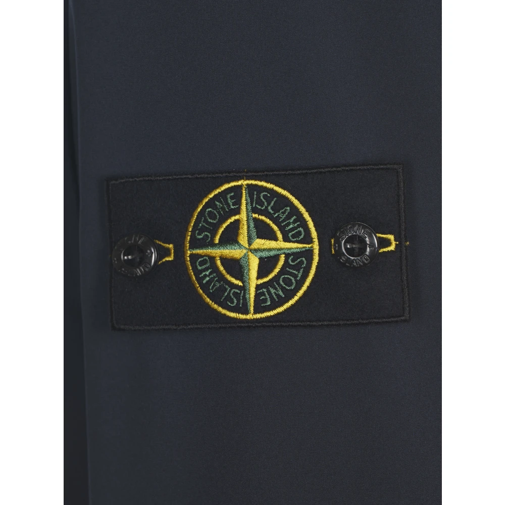 Stone Island Blauwe Jassen voor Mannen Blue Heren