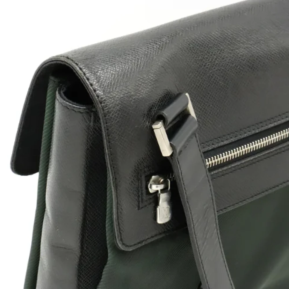 Louis Vuitton Vintage Pre-owned Canvas shoulder-bags Black Heren