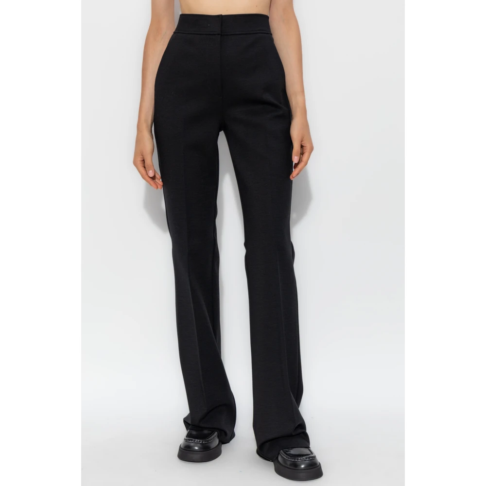 Max Mara Wollen broek Yana Black Dames