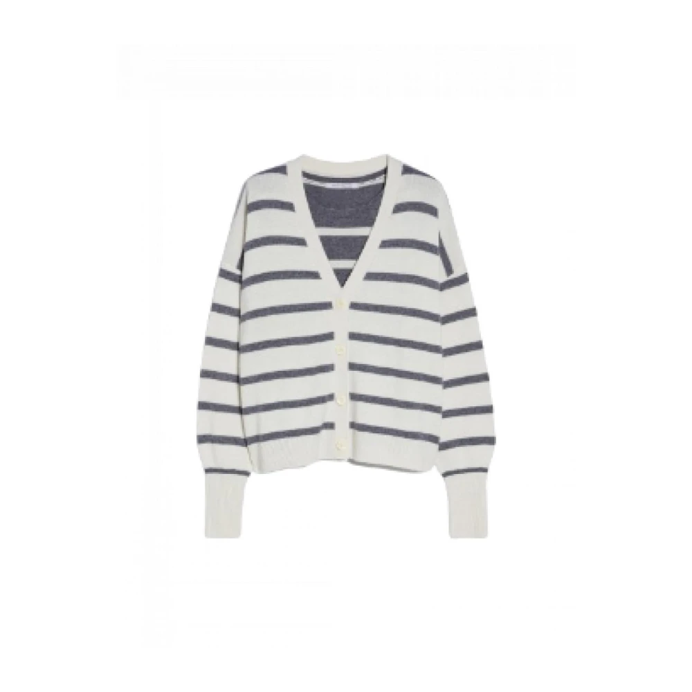 Pennyblack Kasjmier Gebreid Twinset Cardigan & Top White Dames