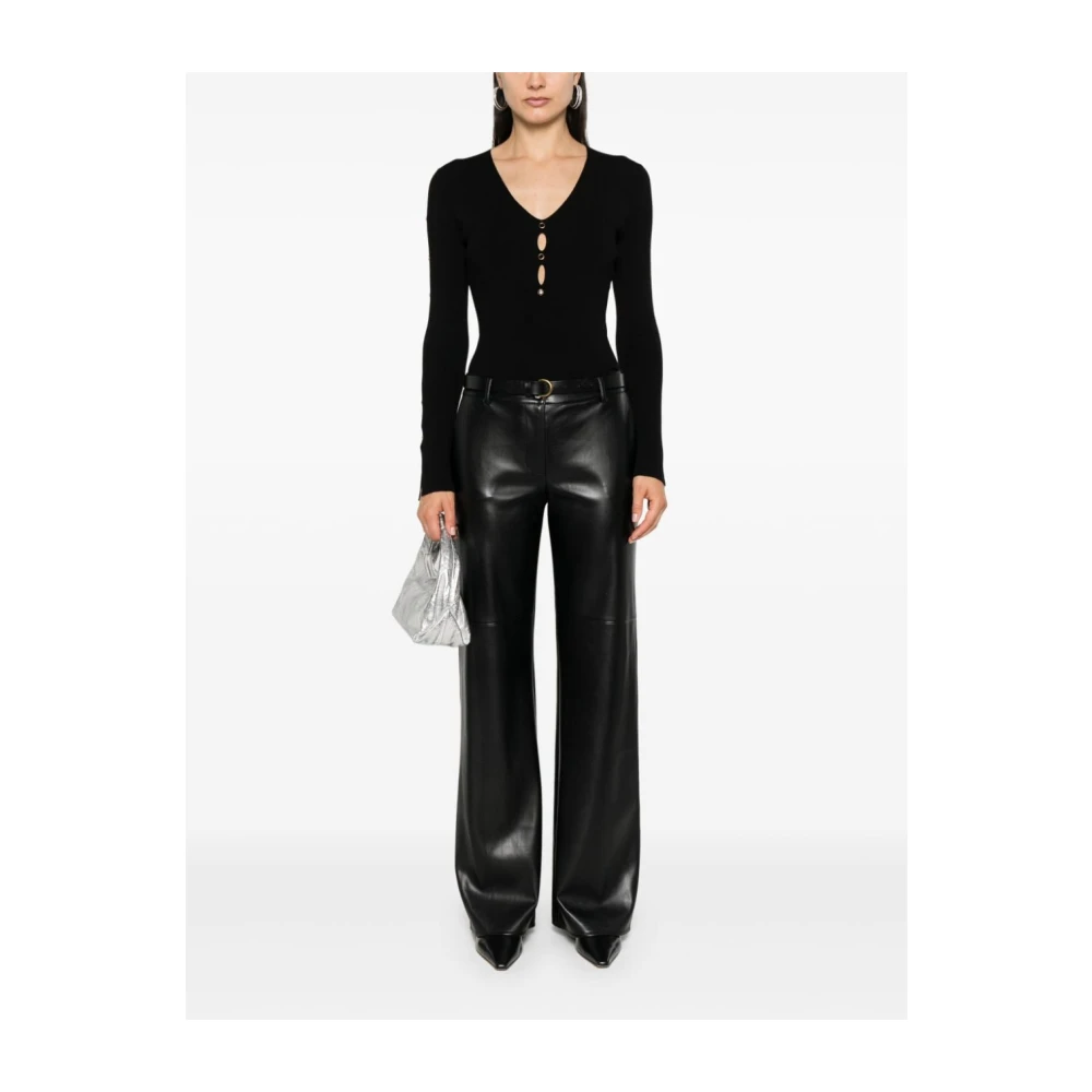 Twinset Zwarte Kristalversierde Trui Black Dames