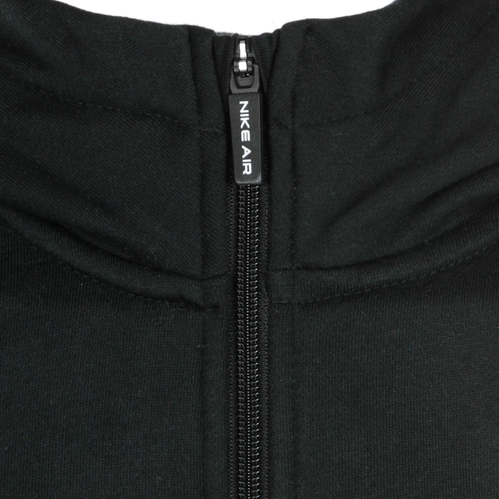 Nike Zip-Up Air Hoodie Sweatshirt Black Heren
