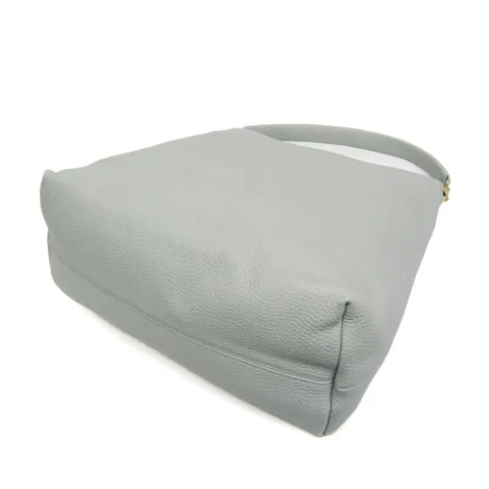 Burberry Vintage Pre-owned Leather shoulder-bags Blue Dames