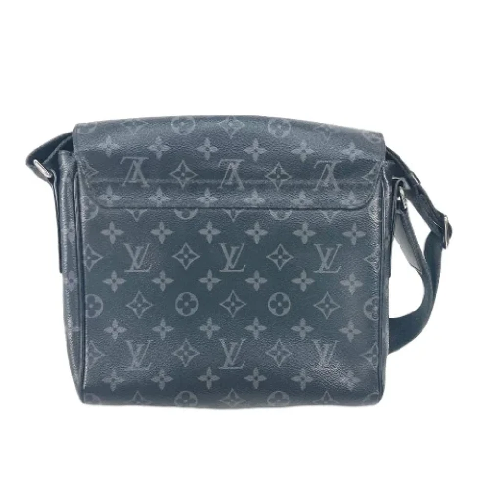 Louis Vuitton Vintage Pre-owned Cotton louis-vuitton-bags Gray Dames