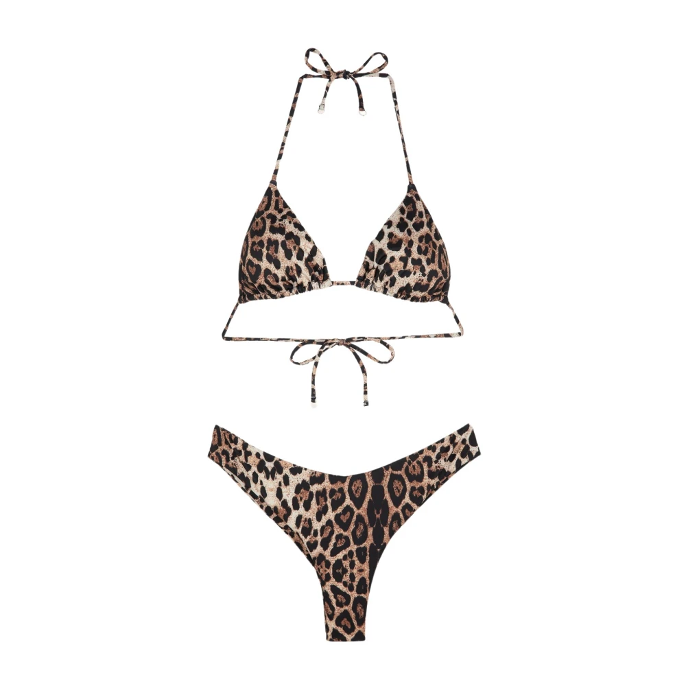 F**k Bikini Triangolo E Slip Americano Fisso Spotted Multicolor Dames