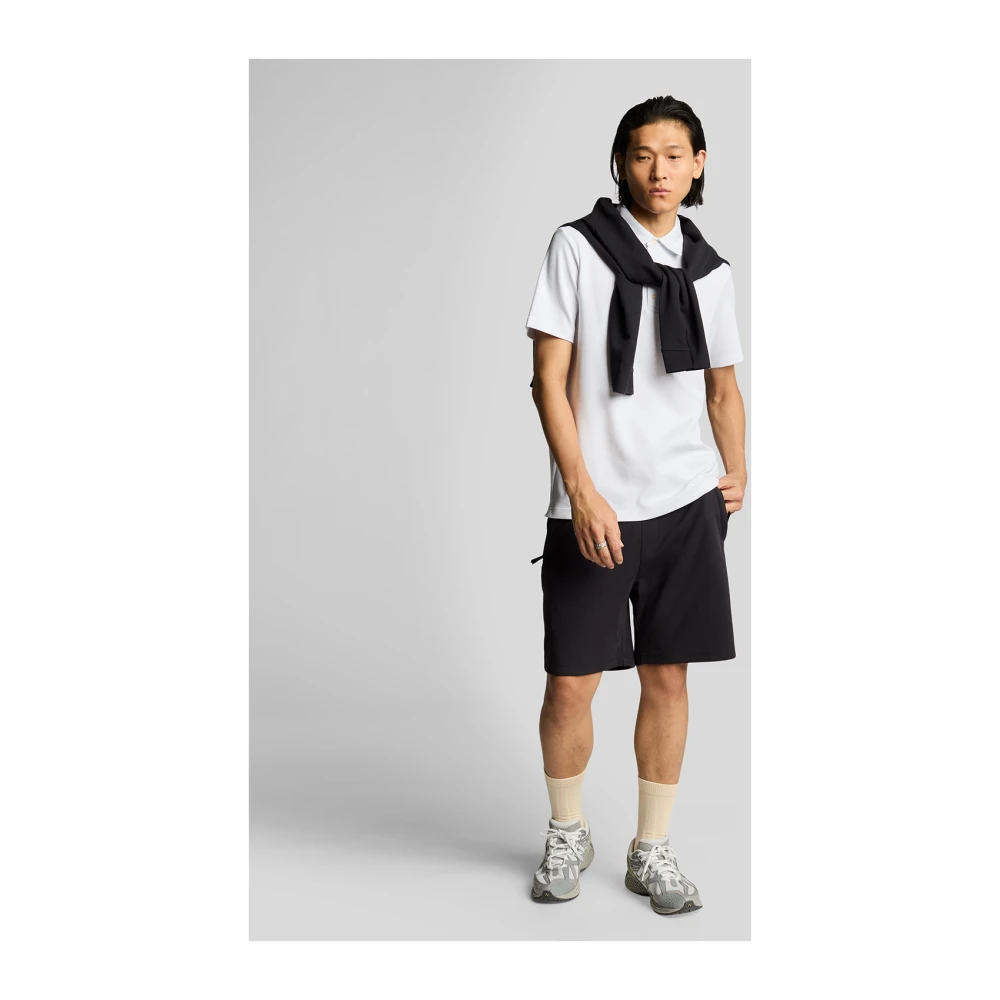 Lyle & Scott SS Polo Shirts Twill Texture Polo Shirt White Heren