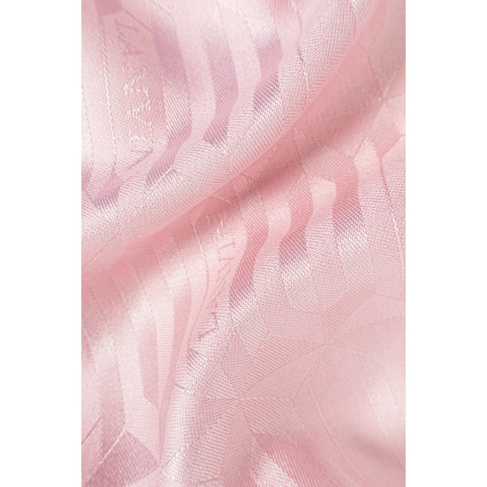 Lanvin Sjaal met monogram Pink Dames