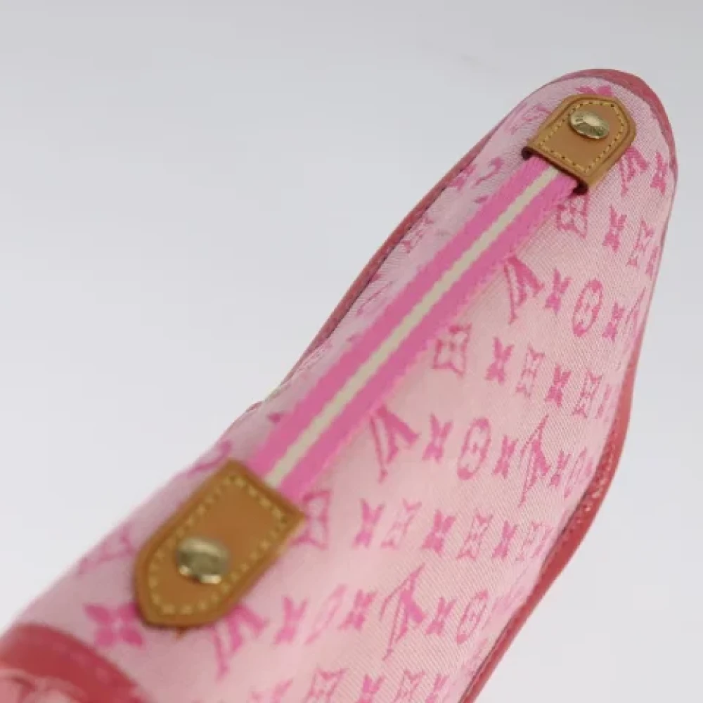 Louis Vuitton Vintage Pre-owned Canvas pouches Pink Dames