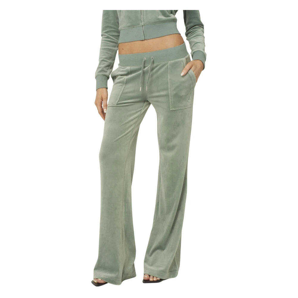 Layla Low Rise Flare Pocketed - Chinois Green
