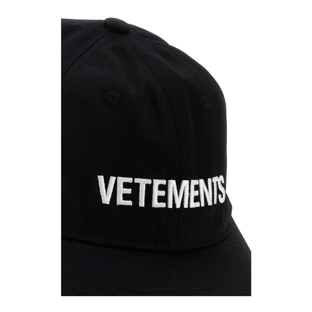Vetements Caps Black Heren