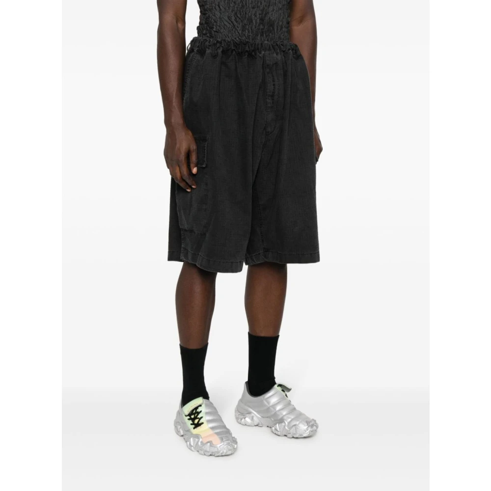 Acne Studios Ripstop Casual Shorts Black Heren