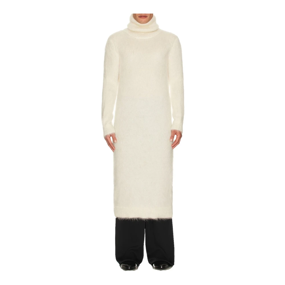 Saint Laurent Knitted Dresses White Dames